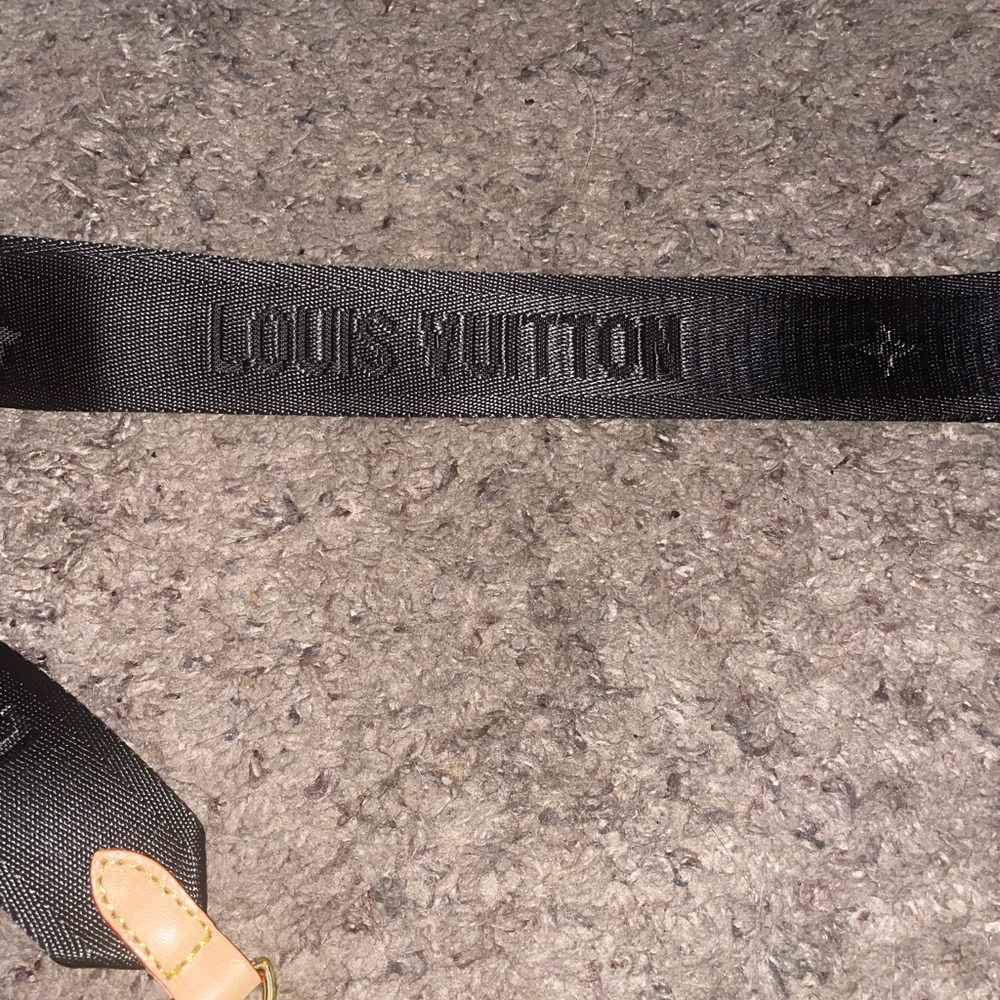 Louis Vuitton Black Strap Crossbody Replacement